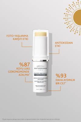 Institut Esthederm Photo Reverse Sunscreen Stick SPF50+: Best Dark Spot Protection, Transparent Finish, Face, Lips, and Eyes, Anti-Aging Institut Esthederm SPF50+ Sunscreen Stick: Dark Spot Protection sunscreen stick SPF50, anti dark spot sunscreen, hyperpigmentation sunscreen, face sunscreen stick, transparent sunscreen stick, spf50 for face, sun protection stick for dark spots, leke karşıtı güneş kremi, photo reverse sunscreen, sunscreen göz çevresi dudak, sunscreen, sun protection, anti-aging, dark spot 