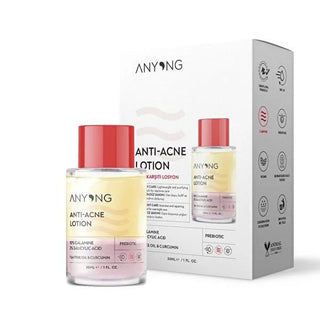 Anyong Anti Acne Lotion - Salicylic Acid, Tea Tree Oil & Zinc Oxide for Acne Prone Skin - 1.01 fl oz