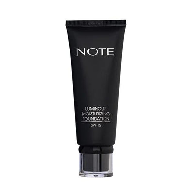 Note Cosmetics Luminous Moisturizing Foundation: Beige Shade, SPF 15, Hydrating, Long-Lasting, Natural Finish Foundation