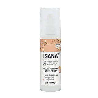 Isana Facial Toner Spray with 2% Niacinamide & Vitamin C - Hydrating Skincare for Brighter Skin Isana Facial Toner Spray - Hydrating Skincare with Niacinamide & Vitamin C Facial Toner Spray, Niacinamide Toner, Vitamin C Toner, Hydrating Skincare, Sebum Control Toner, Skincare Routine, Brightening Skincare, Niacinamide Benefits, Vitamin C Benefits, Isana Skincare, 2% Niacinamide, 2% Vitamin C, 24-hour hydration, sebum regulation, skin barrier strengthening
