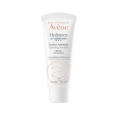 Avene Hydrance UV Light SPF 30 Facial Sunscreen Moisturizer: Daily Sun Protection for Sensitive & Combination Skin, Ligh