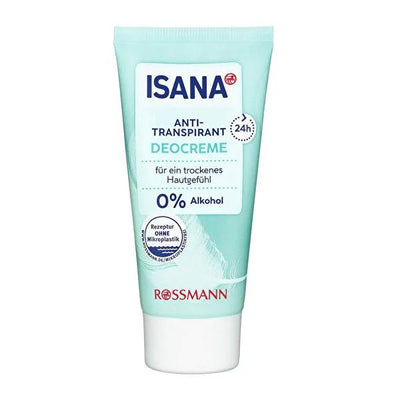 Isana Deodorant Cream Anti-Transpirant for Sensitive Skin - 50ml