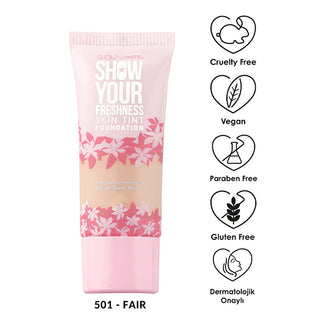 Show by Pastel Skin Tint Foundation - Natural Makeup with Long-lasting Coverage, Vegan & Cruelty-Free Show by Pastel Skin Tint Foundation - Natural & Long-lasting Skin Tint Foundation, Natural Makeup, Long-lasting Coverage, Cruelty-free Cosmetics, Vegan Beauty Products, Dermatologically Approved Makeup, Lightweight Foundation, Beauty Essentials, Makeup for Everyday, Natural Beauty Products, Flawless Complexion, Radiant Skin, Ethical Beauty, Skincare Makeup, Foundation for Sensitive Skin