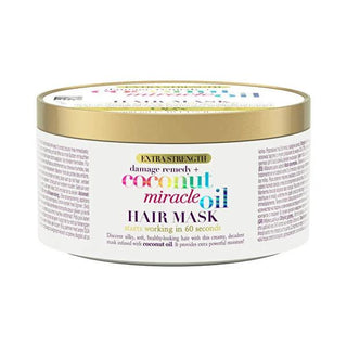 OGX Coconut Miracle Oil Hair Mask - Nourishing, Repairing, and Hydrating for Damaged Hair - 10.14 fl oz OGX Coconut Miracle Oil Hair Mask for Damaged Hair OGX Hair Mask, Coconut Oil Hair Treatment, Nourishing Hair Mask, Repairing Hair Care, Natural Ingredients Hair Mask, Hair Repair, Hydrating Hair Mask, Coconut Oil Benefits, Hair Nourishment, Hair Care, Hair Treatment, Moisturizing Hair Mask