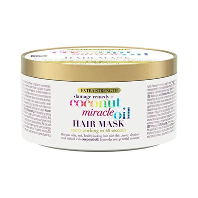 OGX Coconut Miracle Oil Hair Mask - Nourishing, Repairing, and Hydrating for Damaged Hair - 10.14 fl oz