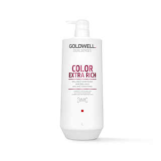 Goldwell Dualsenses Color Extra Rich Hair Cream for Colored Hair - 1000ml Professional Nourishment Goldwell Dualsenses Color Extra Rich Hair Cream - 1000ml Goldwell Dualsenses Color Extra Rich, Colored hair care, Professional hair cream, 1000 ml hair treatment, Hair nourishment for colored hair, Hair cream for colored locks, Professional hair care products, Intensive moisturizing for hair, Color preservation hair products, Hair shine and vibrancy products