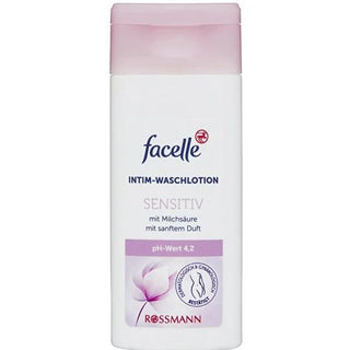 Facelle Vegan Intimate Hygiene Gel - Gentle & Moisturizing for Sensitive Skin, 1.69 fl oz Travel Size Facelle Intimate Hygiene Gel - Gentle & Moisturizing for Sensitive Skin intimate hygiene gel, vegan personal care, sensitive skin care, dermatologically tested products, travel size intimate hygiene, gentle intimate wash, moisturizing intimate gel, cruelty-free personal care, daily intimate hygiene, pantenol, urea, lactic acid, vegan hygiene products