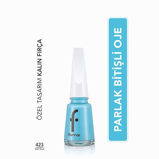 flormar nail enamel baby blue, intense pigment nail polish flormar, nail care with magnesium and calcium Flormar Nail Enamel - Baby Blue 423 - Intense Pigment for Women & Beauty Enthusiasts | 0.5 fl oz Flormar Nail Enamel Baby Blue - Intense Pigment | 0.5 fl oz flormar, nail-polish, baby-blue, intense-pigment, women, beauty-enthusiasts, nail-care, long-lasting, glossy-finish, ai-generated