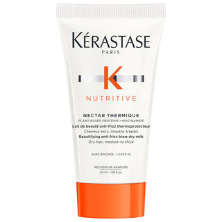 Kerastase Mini Nutritive Heat Protecting Styling Cream for Dry Hair - Nourishing Leave-in Cream with Heat Protection up to 450��F Kerastase Heat Protecting Styling Cream for Dry Hair heat protecting styling cream, dry hair care, anti-frizz hair cream, leave-in conditioner for dry hair, hair nourishment and protection, kerastase, hair care products, leave-in styling cream, dry hair solution, hair protection, nourishing hair cream, frizz reduction, hair shine enhancement