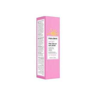 maruderm spf50 pink tone equalizing sunscreen, maruderm sunscreen bottle, sunscreen texture on hand Maruderm SPF50+ Pink Tone Equalizing Sunscreen | 50ml Maruderm SPF50+ Pink Tone Equalizing Sunscreen - 50ml sunscreen, spf50, skin-care, pink-tone-equalizing, moisturizing, vegan, natural-ingredients, correction, ultra-protection, ai-generated