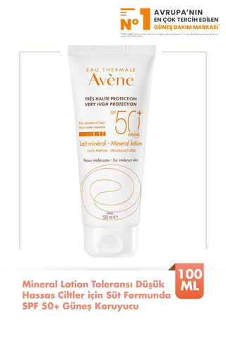 Avène Mineral Sunscreen Lotion SPF 50+ for Sensitive Skin: Chemical Filter-Free, Broad Spectrum UVA/UVB Protection, Gentle Sunblock Avène Mineral Sunscreen SPF 50+ For Sensitive Skin Mineral sunscreen, SPF 50+ sunscreen, Sensitive skin sunscreen, Kids sunscreen, Chemical filter-free sunscreen, Avène sunscreen, Mineral filterli güneş koruyucu, Güneş Koruyucu, sunscreen, sunblock, sensitive skin, children's sunscreen, mineral-based sunscreen, UVA protection, UVB protection, antioxidant, Avène Thermal Spring W