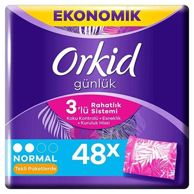 Orkid Daily Liners: Individually Wrapped for Freshness & On-the-Go Protection - Odor Control, Breathable & Dermatologica