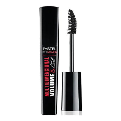 Pastel Profashion Multidimensional Volume & Curl Mascara - Black, Long-Lasting, Smudge-Proof
