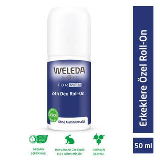 weleda men's roll-on deodorant 50ml, natural formula deodorant for men, refreshing scent deodorant Weleda Men's Roll-On Deodorant - Natural Formula | 50 ml Weleda Men's Roll-On Deodorant - Natural Formula | 50 ml weleda, mens-deodorant, natural-deodorant, roll-on, organic, aluminum-free, fresh-scent, skincare, fragrance, ai-generated