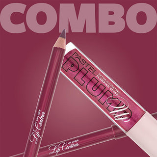 Pastel: Lip Plumping Gloss & Contour Liner Set - Achieve Fuller, Defined Lips with Vibrant Color & Easy Application! Pastel Lip Plumper & Liner: Get Fuller Lips Now! lip plumping gloss, lip contour liner, pastel lip makeup, lip liner and gloss set, fuller lip makeup, lip definition makeup, lip volume enhancer, lip makeup set, plumping gloss, lip liner, pastel colors, easy application, ultra-glossy, vibrant lip color, lip volume, lip definition, makeup, cosmetics, beauty, lip enhancement, fuller lips, define