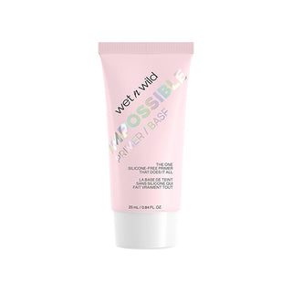 wet n wild impossible primer in bottle, application of wet n wild impossible primer on skin, wet n wild impossible primer with makeup products Wet n Wild Impossible Primer - Oil-Free, Silky Texture for Makeup Lovers | 1 fl. oz. Wet n Wild Impossible Primer - Smooth Skin Finish wet-n-wild, primer, makeup-base, oil-free, smooth-finish, hydrating-primer, makeup-enthusiasts, beauty-lovers, silky-texture, ai-generated