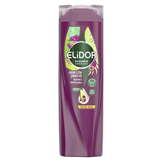 Elidor Avocado & Grape Seed Oil Shampoo: Natural Shine & Strengthening - Paraben-Free, For Dry & Dull Hair Elidor Avocado Shampoo: Shine & Strength. Natural, Paraben-Free avocado oil shampoo, grape seed oil shampoo, natural shampoo for dry hair, shampoo for shiny hair, paraben-free shampoo, strengthening shampoo, hair shine shampoo, Elidor shampoo, dry hair, dull hair, natural hair care, hair strengthening, hair shine, paraben free, avocado oil, grape seed oil, hair shampoo, shampoo, moisturizing shampoo, n
