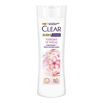 Clear Women: Anti-Dandruff Cherry Blossom Shampoo - Keratin Infused for Soft, Shiny Hair & Healthy Scalp - Clear Women S