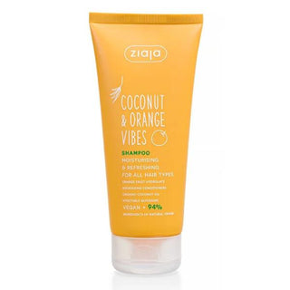 Ziaja Moisturizing Coconut & Orange Shampoo for Curly Hair - 6.76 fl oz Ziaja Coconut & Orange Shampoo for Curly Hair - Moisturizing & Refreshing moisturizing shampoo, coconut oil shampoo, natural hair care, curly hair shampoo, refreshing hair wash, hydrating shampoo, orange blossom shampoo, sulfate shampoo, gentle hair care, organic hair products, dry hair solution, frizzy hair fix, hair nourishment, natural ingredients, hair moisturizer