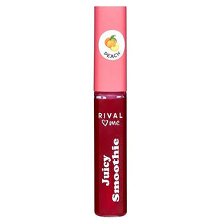 Rival Loves Me Vegan Lip Gloss Jucy Smoothie No.02 Peach - Fruity Flavor, Natural Ingredients, 8.5 ml Rival Loves Me Vegan Lip Gloss - Peach Flavor, 8.5ml vegan lip gloss, fruity lip balm, peach flavored lip gloss, natural lip care, cosmetic lip gloss, vegan cosmetics, lip care, cruelty-free, natural ingredients, fruity flavor, peach flavor, lip gloss, beauty products, vegan beauty, cruelty-free beauty