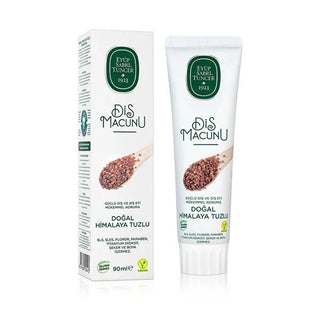 Eyüp Sabri Tuncer Natural Himalaya Salt Toothpaste, SLS Free, Stevia Sweetened - 3.04 fl oz Natural Himalaya Salt Toothpaste by Eyüp Sabri Tuncer - SLS Free Natural Toothpaste, Himalaya Salt Toothpaste, SLS Free Toothpaste, Paraben Free Oral Care, Stevia Sweetened Toothpaste, Chemical-Free Toothpaste, Oral Hygiene Products, Natural Oral Care, Eucalyptus Toothpaste, Peppermint Toothpaste, Sugar-Free Toothpaste, Gluten-Free Toothpaste, Eco-Friendly Oral Care, Healthy Gums, Healthy Teeth