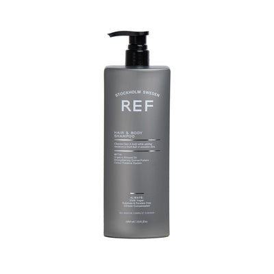 REF Moisturizing Shampoo - 1000ml Hydrating Hair & Body Wash for Dry Skin