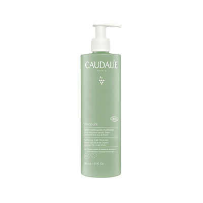 Caudalie Vinopure Cleansing Gel 385ml - Gentle, Purifying Facial Cleanser for All Skin Types