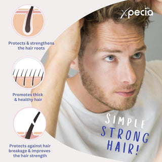 Xpecia For Men - Hair Health Support | 60 Tablets