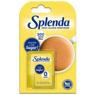 Splenda Zero Calorie Sweetener 500 Tablets - Sugar Substitute for Diabetic Diets