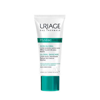 Uriage Hyseac 3-Regul Global Skincare Moisturizer for Oily Skin - Non-Comedogenic, Uriage Thermal Water, 1.35 fl oz Uriage Hyseac 3-Regul Moisturizer for Oily Skin - Non-Comedogenic & Mattifying Uriage Hyseac 3-Regul, Skincare for oily skin, Moisturizer for acne-prone skin, Non-comedogenic moisturizer, Uriage Thermal Water skincare, oily skin solutions, acne treatment, sebum control, matte finish moisturizer, hypoallergenic skincare, sensitive skin products
