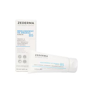 zederma-b5-moisturizing-repair-cream-50ml, zederma-b5-cream-texture-closeup, zederma-cream-packaging Zederma B5 Cream - Moisturizing & Repair | 50 ml Zederma B5 Cream - Moisturizing & Repair | 50 ml zederma, b5-cream, moisturizing-cream, repair-cream, dry-skin, all-skin-types, parent-approved, children-friendly, hydration, ai-generated