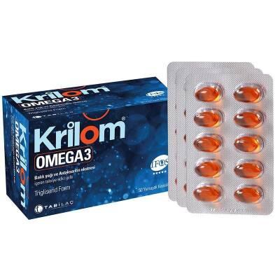 Krilom Omega-3 Supplement: High Potency Fish Oil Capsules with EPA, DHA & Astaxanthin - Supports Heart, Brain & Joint He