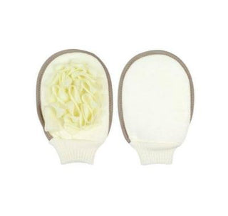Nascita Exfoliating Bath Glove - Cotton, Gentle Skin Care, Natural Exfoliant Nascita Exfoliating Bath Glove - Gentle Skin Care exfoliating bath glove, cotton bath glove, natural exfoliant, gentle skin care, luffa bath glove, skin care routine, natural skin care, exfoliating texture, bath accessories, healthy skin, smooth skin