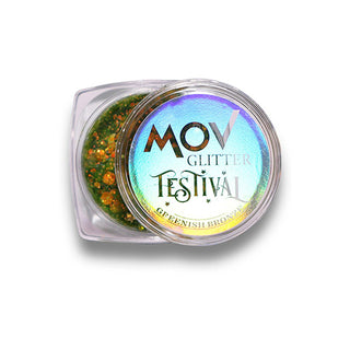 Mov Glitter Krem Festival No:04 Greenish Bronze - Moisturizing Glitter Cream Makeup for Festivals & Everyday Glow Mov Glitter Krem - Moisturizing Glitter Makeup for Festivals glitter cream makeup, festival makeup, shimmering makeup product, moisturizing makeup, alternative to eyeshadow and highlighter, makeup for festivals, radiant makeup, greenish bronze makeup, cosmetic product, beauty product, festival beauty, everyday glow, moisturizing glitter makeup