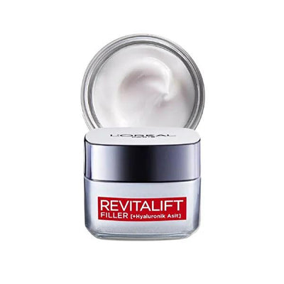 L'Oréal Paris L'OrŽal Paris Anti-Aging Day Cream with Hyaluronic Acid - Dermo Revitalift Filler, Moisturizing Cream for 