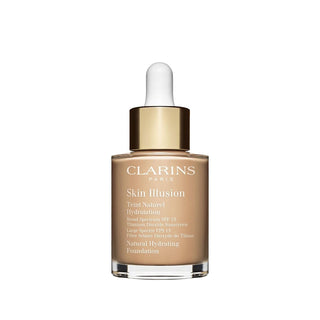Clarins Skin Illusion 110: Hydrating Foundation SPF 15 - Lightweight Coverage, Sun Protection, 30ml Travel Size Clarins Skin Illusion SPF 15: Hydrating & Protective Foundation Clarins Skin Illusion foundation, hydrating foundation SPF 15, SPF 15 foundation, light coverage foundation, 30 ml foundation, Clarins foundation, Skin Illusion 110, Tinted Moisturizer, foundation, hydrating foundation, sun protection, light coverage, 30ml, Clarins, Skin Illusion, makeup, skincare, beauty, cosmetic, even skin tone, ra