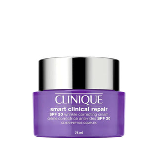 Clinique Anti-Aging Cream with SPF30 - Smart Clinical Repair Wrinkle Cream for Aging Skin, 2.54 fl oz Clinique Anti-Aging Cream SPF30 - Wrinkle Repair & Sun Protection anti-aging cream, SPF30 moisturizer, wrinkle repair cream, Clinique skincare, anti-wrinkle cream with SPF, aging skin solutions, skincare products, wrinkle reduction, sun protection, cosmetic skincare, dermatologically tested, anti-aging skincare routine, facial cream with SPF