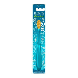 Rocs Junior Manual Toothbrush for Kids Aged 6-12 - Soft Bristles, Gentle on Teeth & Gums Rocs Junior Toothbrush for Kids - Soft & Gentle children's toothbrush, manual toothbrush for kids, soft bristle toothbrush, kid-friendly oral care, Rocs Junior toothbrush, oral hygiene for children, gentle toothbrush, effective plaque removal, kids oral care products, toothbrush for kids aged 6-12