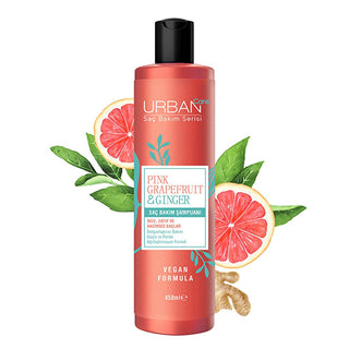 Urban Care Pink Grapefruit & Ginger Volumizing Shampoo: Thicken Fine Hair, Vegan Formula, Hair Repair - 15.22 fl oz Urban Care Volumizing Shampoo: Thicken Hair & Vegan Formula volumizing shampoo, hair thickening shampoo, vegan shampoo, pink grapefruit shampoo, ginger shampoo, shampoo for fine hair, shampoo for thin hair, herbal keratin shampoo, hair repair shampoo, cruelty free shampoo, volumizing hair care, shampoo for volume, thickening shampoo, vegan hair care, pink grapefruit hair, ginger hair care, fin