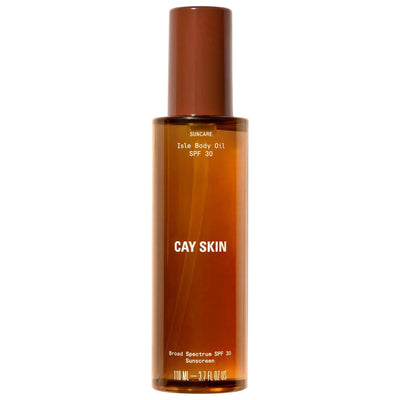 Isle Body Oil Sunscreen SPF 30: Hydrating Sea Moss & Squalane - Vegan & Cruelty-Free Sun Protection, Non-Greasy & Natura