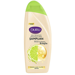 Duru Collagen & Lime Shampoo - 16.9 fl oz - Volumizing, Nourishing, and Refreshing Hair Cleanse Duru Collagen & Lime Shampoo: Volumizing & Nourishing - 16.9 fl oz collagen shampoo, lime shampoo, volumizing shampoo, nourishing shampoo, Duru shampoo, shampoo for volume, shampoo with collagen, misket limonu shampoo, shampoo, hair care, volume, nourishment, lime scent, hair cleanse, hair health, refreshing, citrusy, women's hair care, men's hair care, fine hair, thin hair, damaged hair, hair repair, healthy hai
