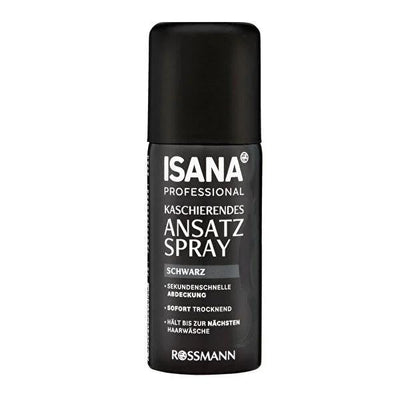 Isana Professional Hair Color Spray - Temporary Gray Hair Cover, Easy-to-Use Spray Design, 2.54 fl oz