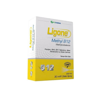 Ligone Methyl B12 Vitamin B12 Sub-Lingual Spray for Adults and Children - 500 mcg per Puff, 30 ml Ligone Methyl B12 Spray for Vitamin B12 Deficiency Vitamin B12 spray, Methyl B12 supplement, Sub-lingual Vitamin B12, Vitamin B12 for adults and children, Dietary supplement spray, Health supplements, Vitamin B12 deficiency, Methylcobalamin, Sub-lingual absorption, Health-conscious, Nutritional supplements, Easy Vitamin B12 supplementation