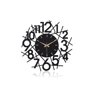 Muyika 41x41cm Modern Metal Silent Wall Clock - Large Decorative Timepiece for Home Muyika Modern Metal Silent Wall Clock - Large & Stylish wall clock, metal wall clock, silent wall clock, modern wall decor, large wall clock, home decor, bedroom decor, office decor, modern clock, silent clock, metal clock, decorative clock, interior design, home accessories