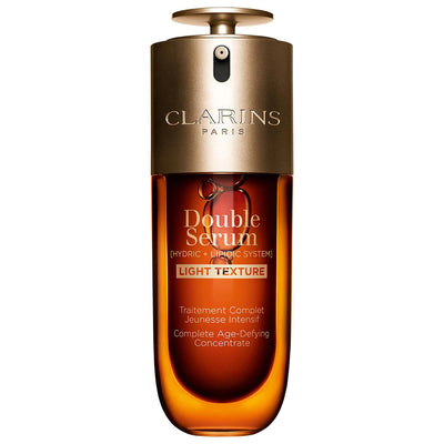 Clarins Double Serum Light Texture: Advanced Anti-Aging Serum to Firm, Boost Radiance & Refine Pores - Visibly Reduce Wr