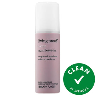 Restore Repair: Intensive Leave-In Conditioner - Repairs Damaged Hair, Prevents Split Ends, +Strengthens & Protects with Vegan Ingredients Restore Repair Leave-In: Repair & Prevent Split Ends leave in conditioner, hair repair, split end treatment, damaged hair, vegan hair care, clean beauty hair products, UV protection hair spray, hair strengthening treatment, hemisqualane hair product, cupuaçu butter conditioner, hair treatment, hair styling, vegan hair products, hair breakage, dry hair, shine, silky hair,