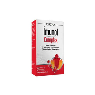 Orzax İmunol Complex: Powerful Immune Support - Beta Glucan, Vitamin C, D3, Zinc & Selenium Capsules - Daily Immune Defense & Cold/Flu Support Orzax İmunol: Immune Support, Vit C, D3, Zinc - Daily Defense immune support supplement, beta glucan vitamin c, vitamin D3 zinc selenium, immune complex capsules, orzax imunol complex, immune boosting vitamins, dietary supplement for immunity, cold and flu support, daily immune defense, immune health formula, immune support, beta glucan, vitamin c, vitamin D3, zinc, 