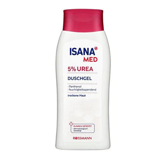 Isana Moisturizing Shower Gel with 5% Urea - Gentle, Vegan, and Hydrating for Dry Skin - 8.45 fl oz Isana 5% Urea Moisturizing Shower Gel - Vegan & Gentle moisturizing shower gel, urea shower gel, vegan skincare, gentle shower gel, sensitive skin care, dry skin relief, hydrating shower gel, cruelty-free skincare, skincare for dry skin, vegan moisturizer, gentle skincare, natural skincare ingredients
