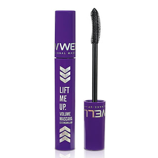 new well lift me up mascara packaging, application of new well lift me up mascara, close-up of lashes with new well lift me up mascara New Well Lift Me Up Mascara - Volume & Length for Stunning Lashes | 0.27 fl. oz. New Well Lift Me Up Mascara - Volume & Length | 0.27 fl. oz. new-well, lift-me-up-mascara, volume-mascara, women-makeup, teen-teens, water-resistant, clump-free, long-lasting, eyelashes, ai-generated