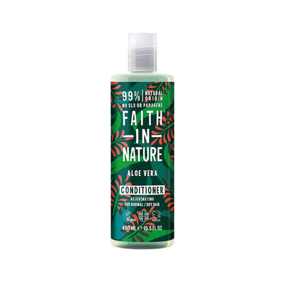 Faith In Nature Aloe Vera Nourishing Hair Care Cream - Moisturizing and Soothing for Normal to Dry Hair, 13.53 fl oz